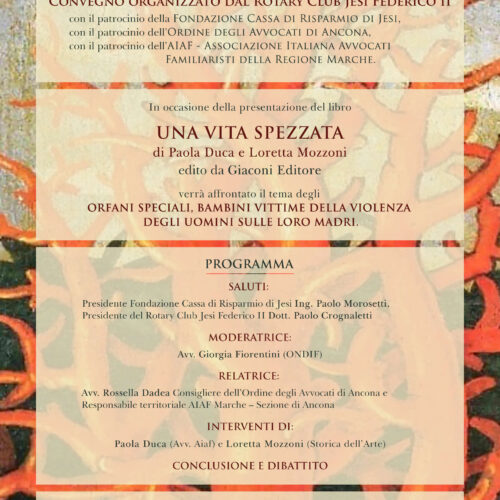 Convegno Rotary Club Jesi Federico II – 24 novembre ore 17.00